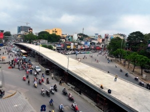 Thông xe hai cầu vượt lắp ghép nhẹ vào ngày 26 4
